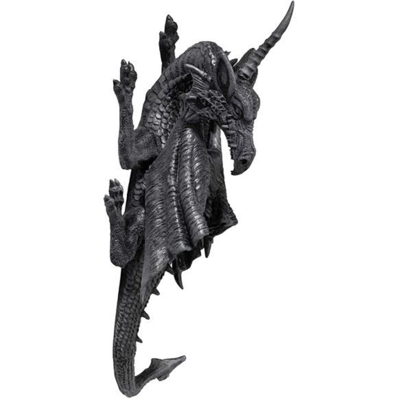 Horned Dragon of Devonshire Wall Sculpture 13 Inch, Single - Picture 2 of 6